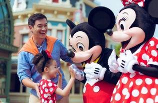 明星迪士尼乐园照,明星们的梦幻照集锦